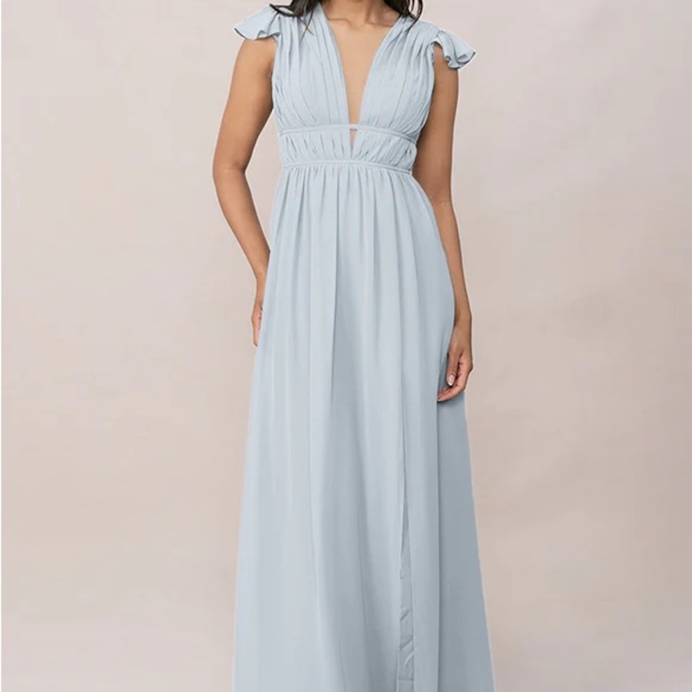 Revelry - Cora Sky Blue Chiffon
